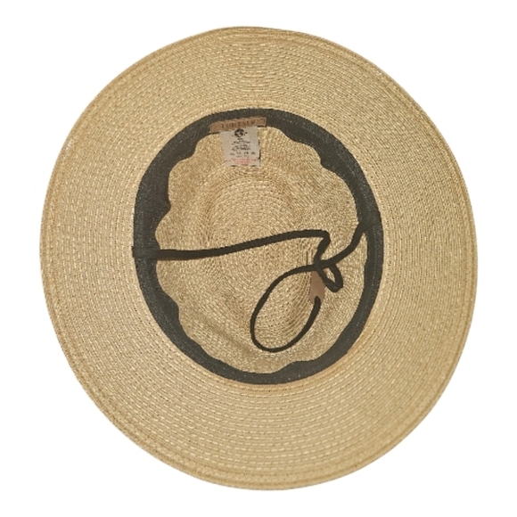 Womens Mens Wide Brim Straw Panama Hat Fedora Summer Beach Sun Hats UPF - Picture 3 of 9